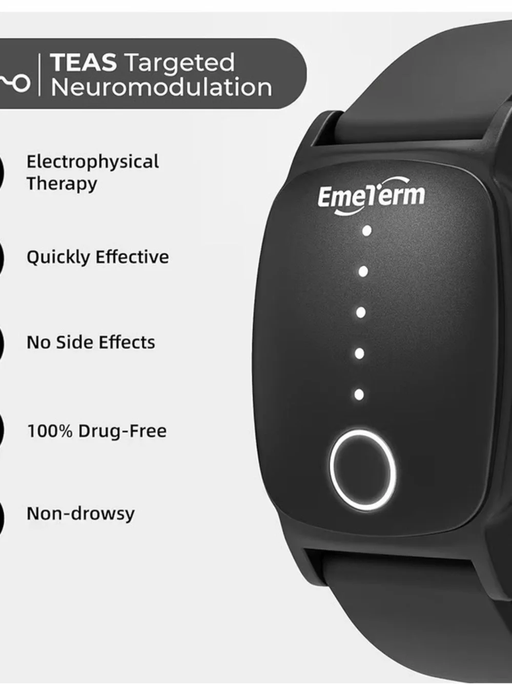 Explore Anti-Nausea Wristband - White